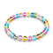 Bonbons Crush | Argent | Bracelet de perles de verre galaxie