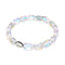 Rainbow Supernova | .925 Sterling Silver | Galaxy Glass Pebble Bracelet