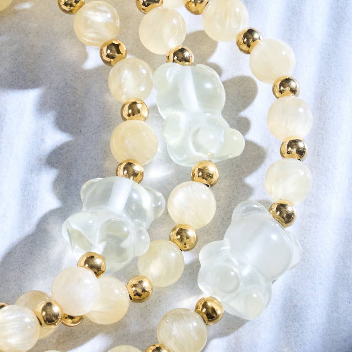 Bracelet Helios | Gemmy Bear | Jade jaune x Or