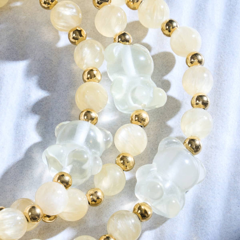 Bracelet Helios | Gemmy Bear | Jade jaune x Or