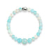 Aigue-marine | Argent sterling 925 | Bracelet en cascade de pierres précieuses