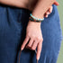 Aigue-marine | Argent sterling 925 | Bracelet en cascade de pierres précieuses