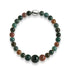 Bloodstone | .925 Sterling Silver | Gemstone Cascade Bracelet