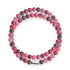 Agate magenta | Argent | Enveloppement de pierres précieuses