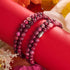 Agate magenta | Argent | Enveloppement de pierres précieuses