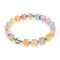 Rainbow Delight | Glitter Glass | Sugar Cube Bracelet