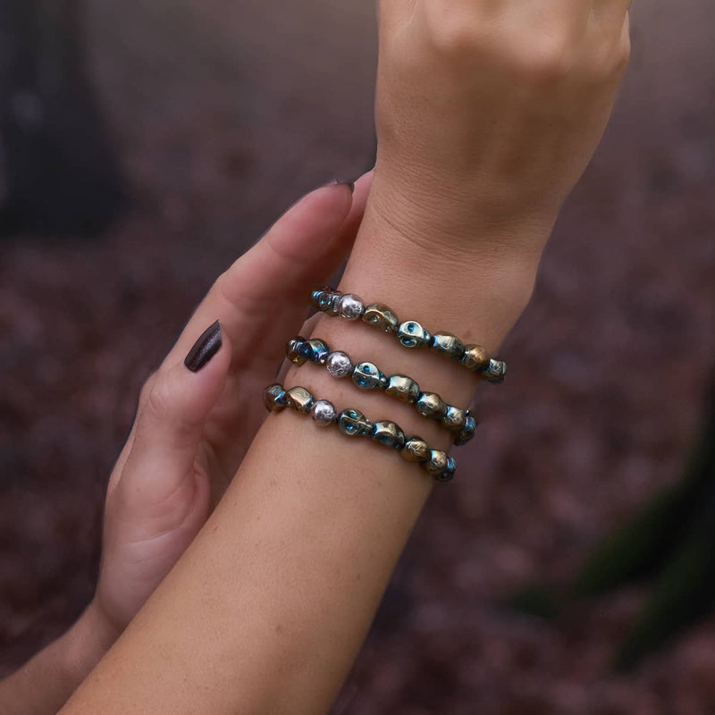 Âmes aquatiques | Bracelet tête de mort