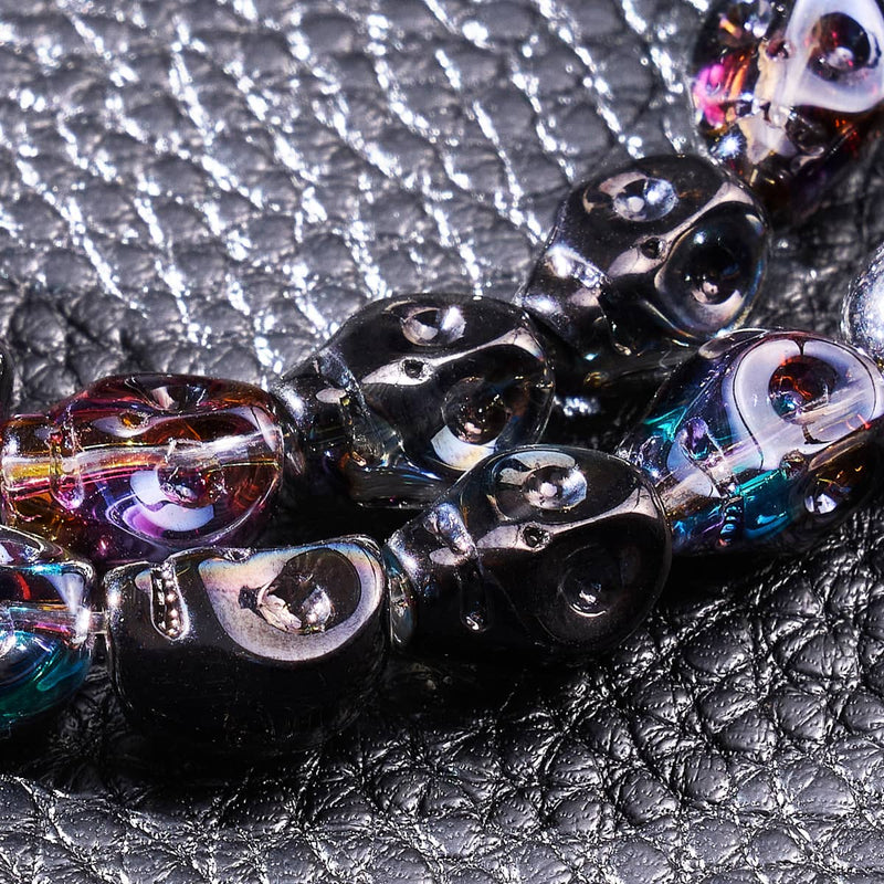 Livre des ombres | Bracelet crâne de cristal