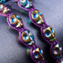 Divination | Crânes arc-en-ciel x Violet | Bracelet en macramé