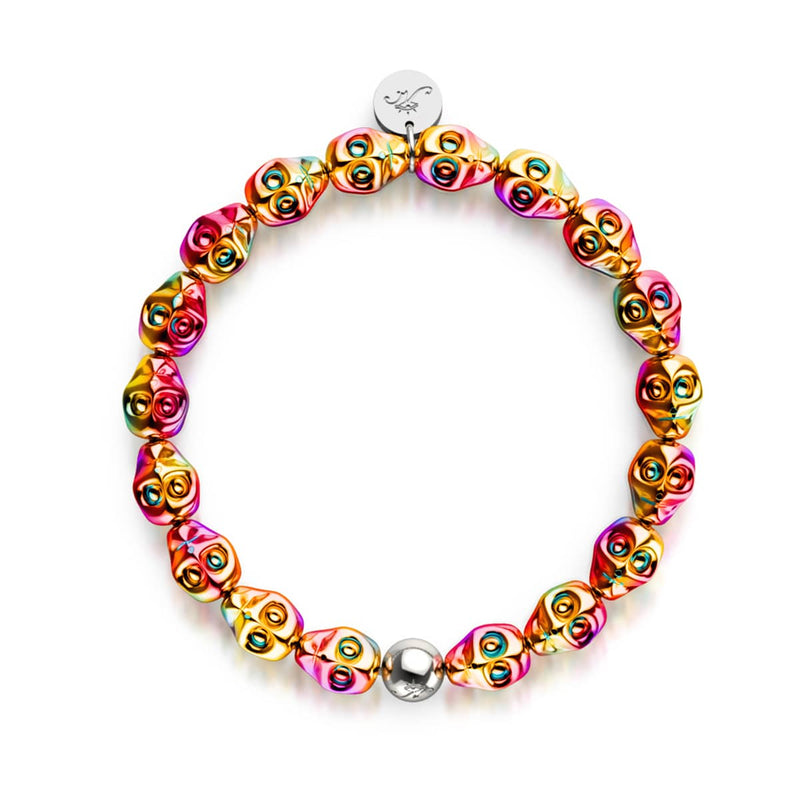 Bracelet Faucheuse brûlée | Crâne