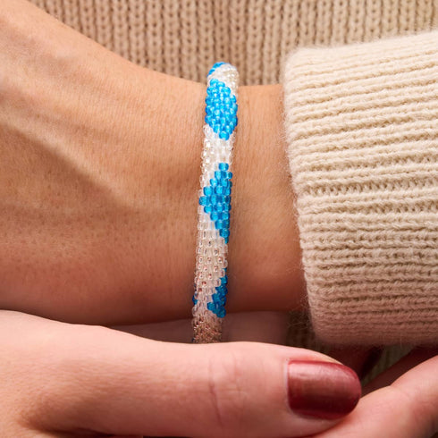 Breezy | Bracelet en perles de verre de l'Himalaya