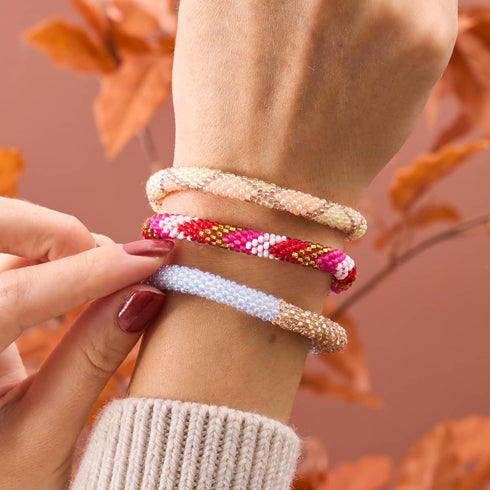 Hélène de Troie | Bracelet de perles de verre de l'Himalaya