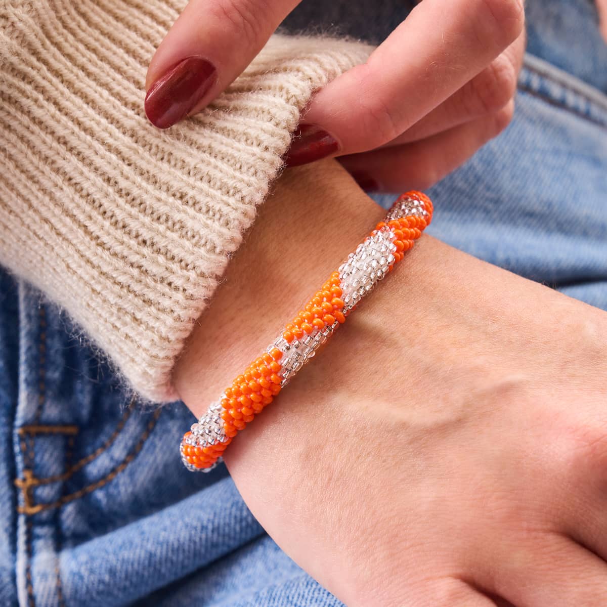 Manifest | Himalayan Glass Bead Bracelet