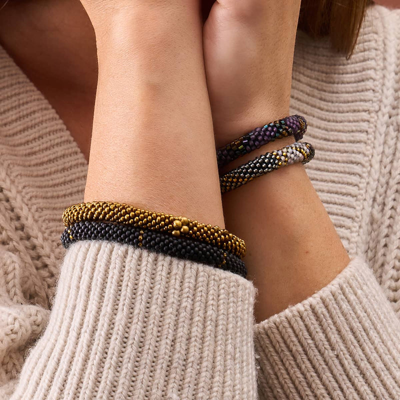 Étoile du Nord | Bracelet de perles de verre de l'Himalaya