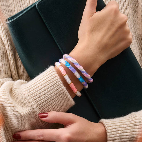 Bracelet en perles de verre de l'Himalaya | Sunburst