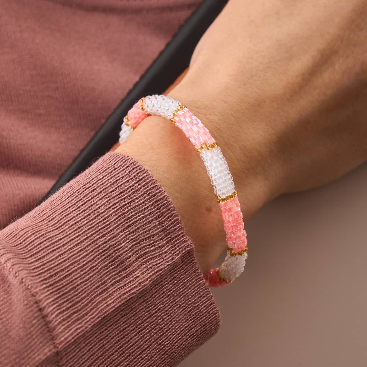 Bracelet en perles de verre de l'Himalaya | Sunburst