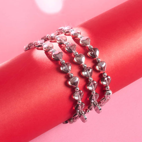 Sérénade en argent | Bracelet Infinity Hearts
