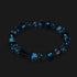 Bracelet en verre lunaire Indigo Horizon | Argent sterling 925