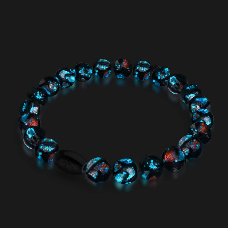 Orion | Bracelet en argent sterling 925 | Verre lunaire