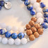 Groundwater | Aquamarine x Lapis x Rudraksha |  Mala Bracelet