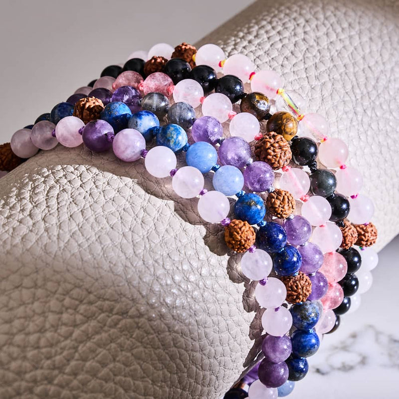 Shaman | Gemstone Rudraksha | Mala Spiritual Wrap