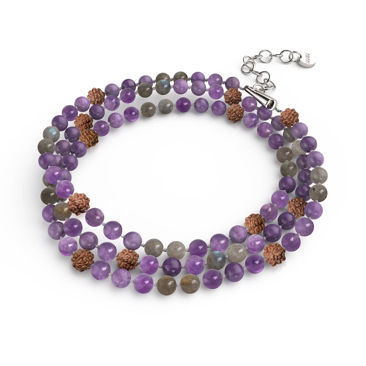 Shaolin Monk | Gemstone Rudraksha | Mala Spiritual Wrap