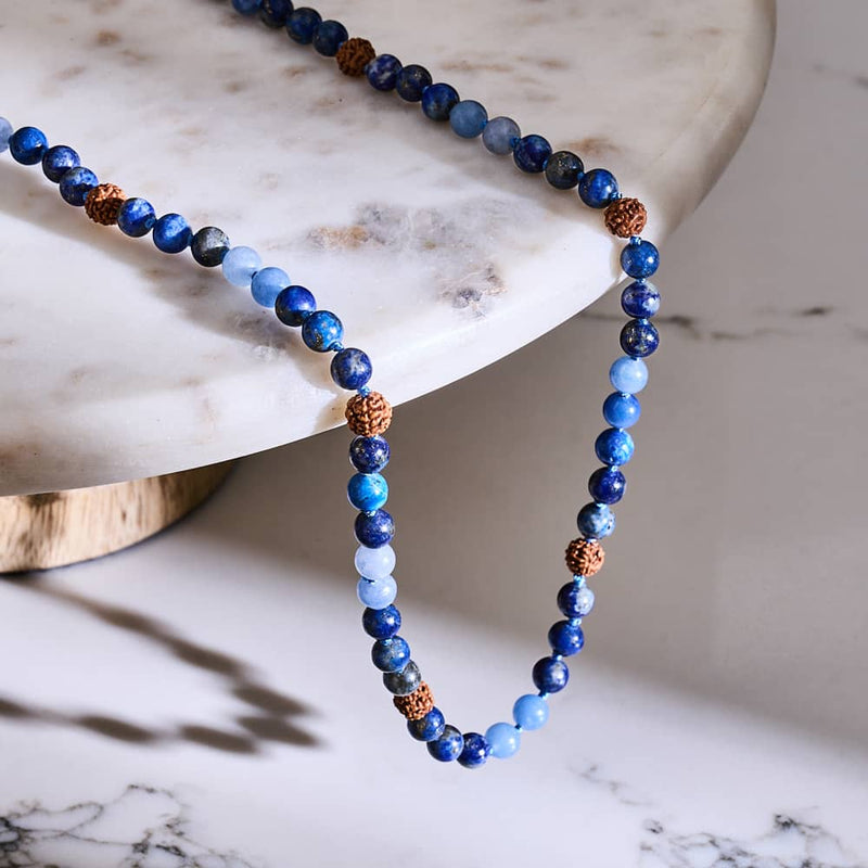 Tao | Pierre précieuse Rudraksha | Enveloppement spirituel pour Mala