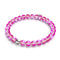 Magenta | Argent sterling .925 | Bracelet de perles de verre sirène