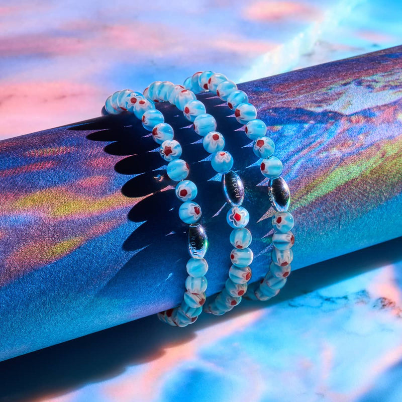 Alpine Bloom | Bracelet Millefiori en argent sterling 925