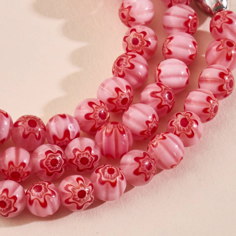 Dolce Amore | .925 Sterling Silver | Millefiori Bracelet