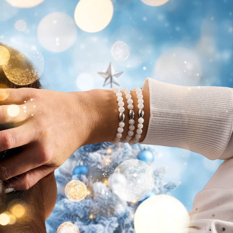 Lys romain | Argent sterling 925 | Bracelet Millefiori