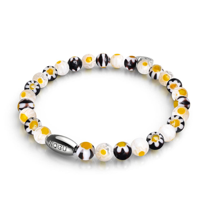 Tulipe toscane | Argent sterling 925 | Bracelet Millefiori