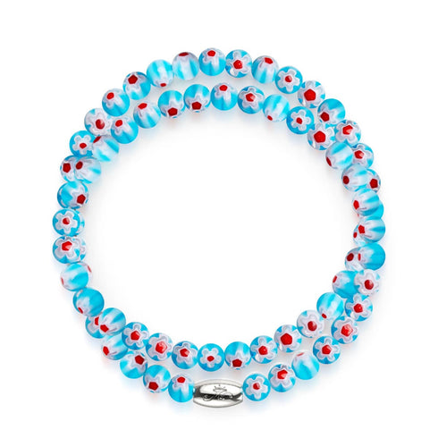 Azur | Argent | Enveloppement Millefiori