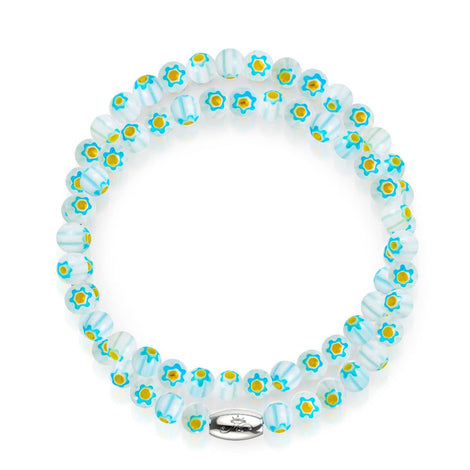 Venetian Clematis | Silver | Millefiori Wrap