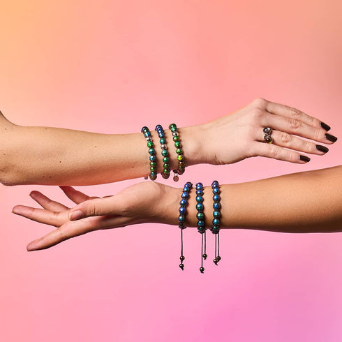 Bracelet en macramé Chromata | MoodSphere