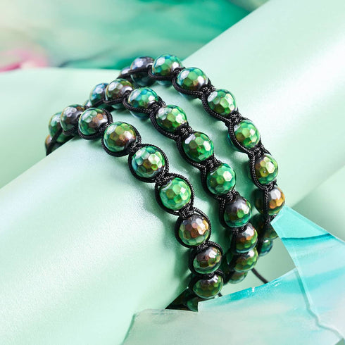 Bracelet en macramé Chromata | MoodSphere
