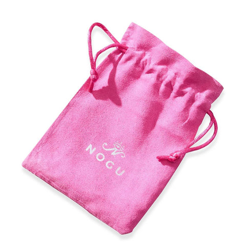 NOGU | Pochette cadeau en micro-suède rose