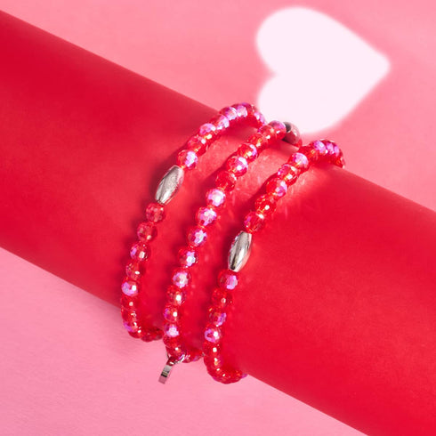 Cherry Bomb | Bracelet prisme à facettes