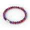 Grenat | Bracelet prisme à facettes