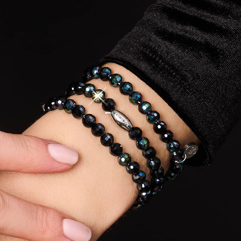 Onyx | Bracelet prisme à facettes