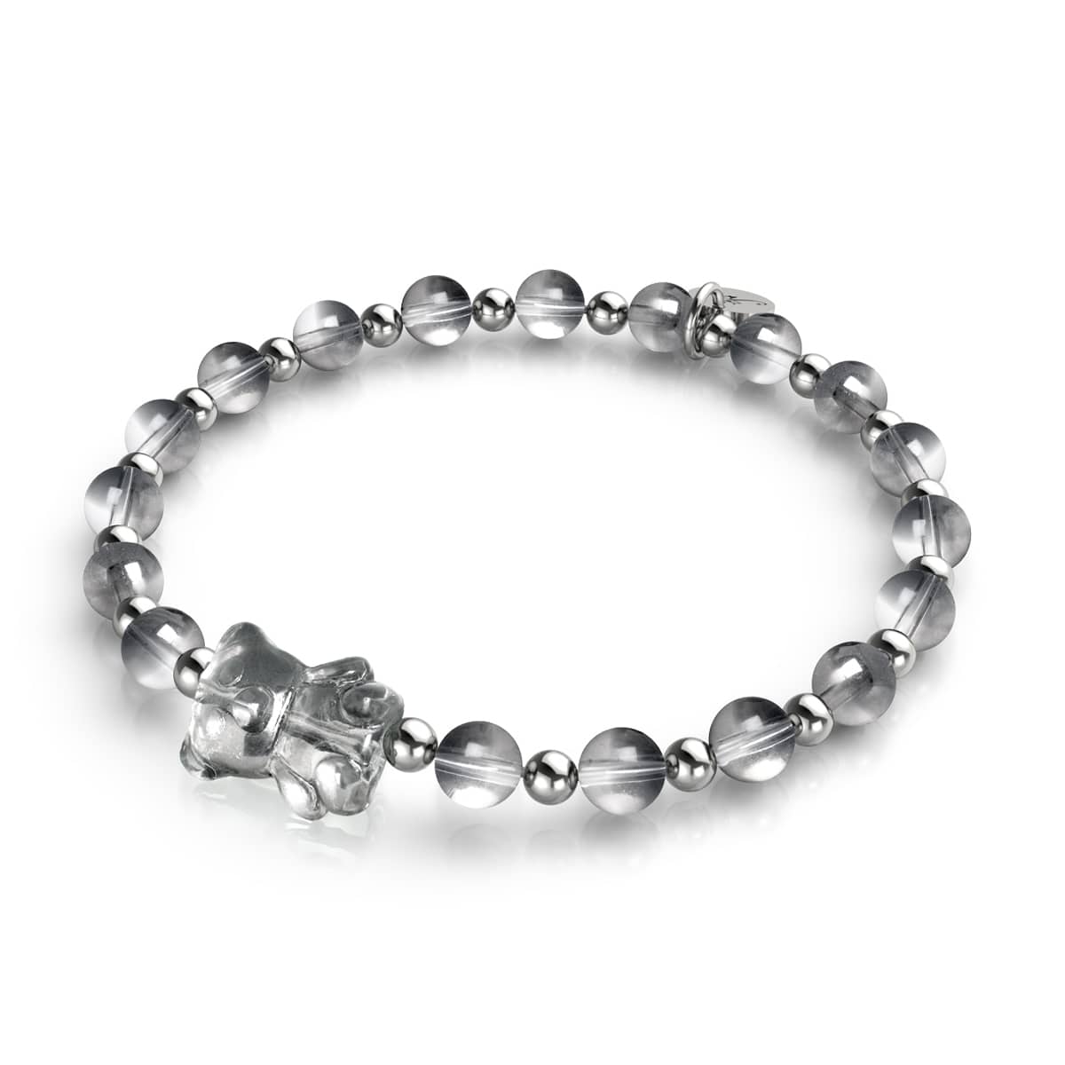 Carbone | Bracelet Shimmer Bear | Argent x Argent