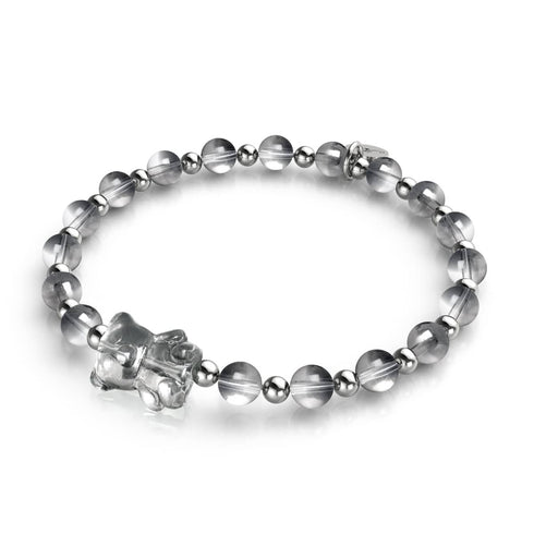 Carbone | Bracelet Shimmer Bear | Argent x Argent