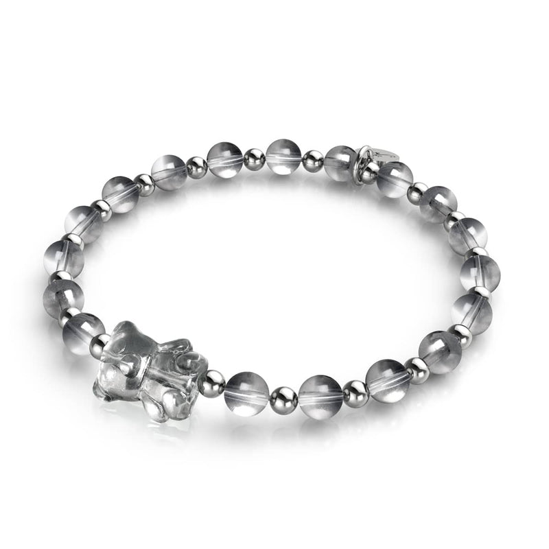 Carbone | Bracelet Shimmer Bear | Argent x Argent