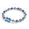 Bracelet Licorne Bleu | Argent | Ours scintillant