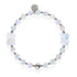 Bracelet Ours Double Shimmer Licorne Blanc | Argent