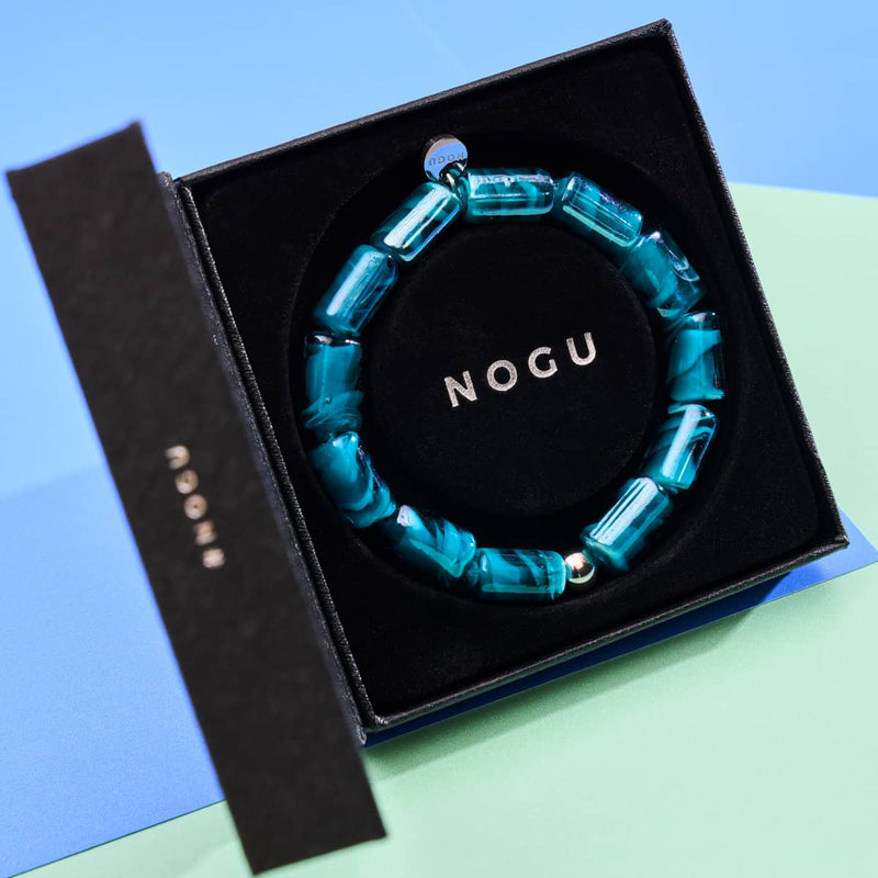 Bracelet en verre de sorcière | Hermione turquoise