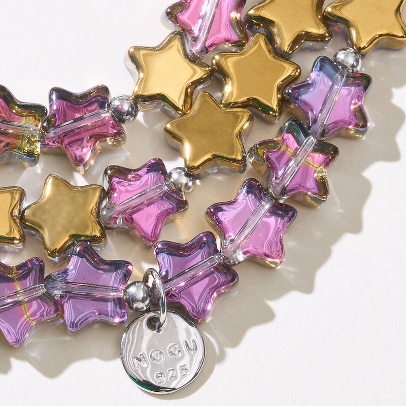 Solstice d'or | Argent sterling 925 | Pendentif étoile