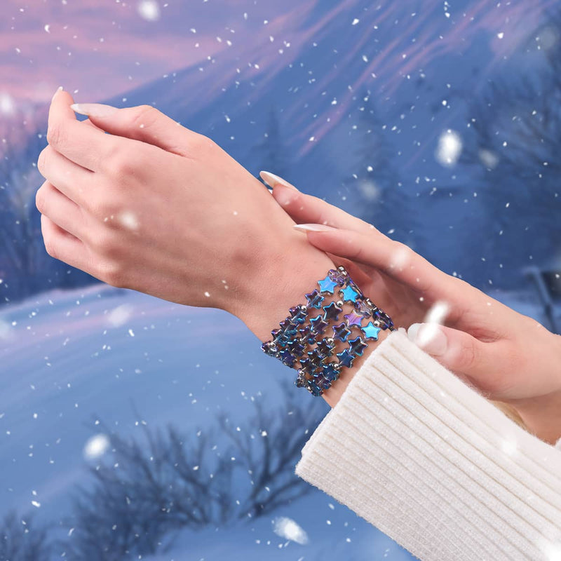 Aurores boréales | Argent sterling 925 | Enveloppe étoilée