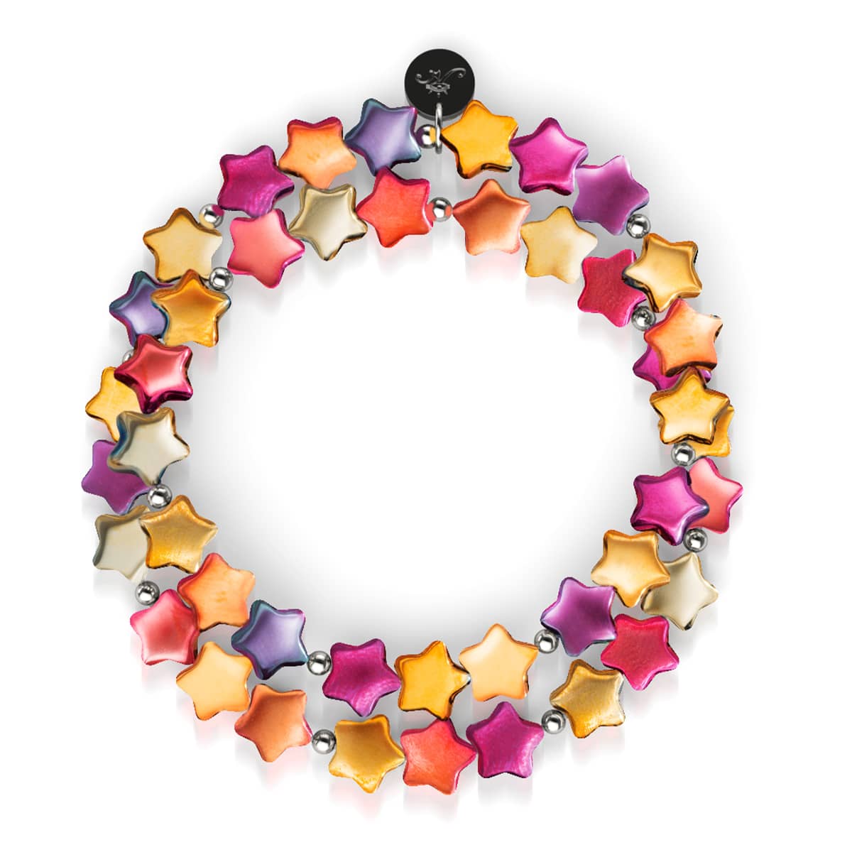 Scarlet Stardust | .925 Sterling Silver | Star Wrap