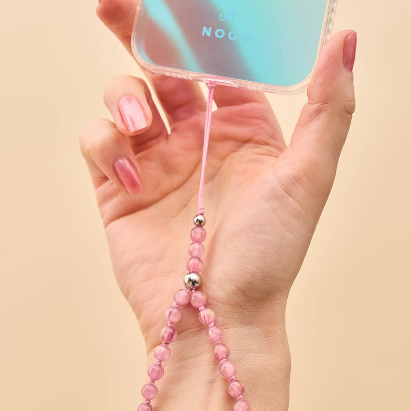 Rose dorée | Opale Dreamscape | Breloque pour téléphone